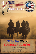4 Horseman Gitty Up Blend 12oz Ground - w/ Extra Caffeine