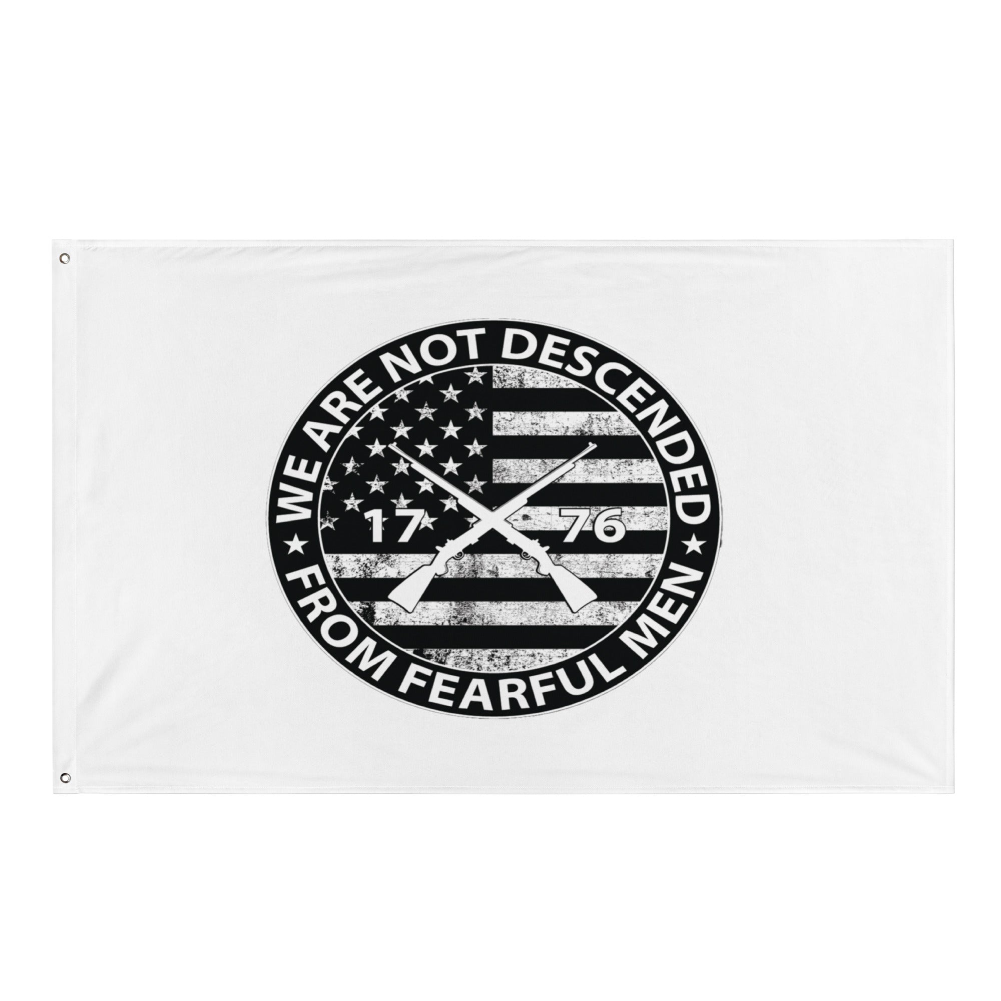 We Are Not Descended from Fearful Men CCC Flag - One Sided